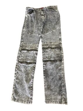 Retro Acid Wash Gray Jeans Streetwear Truth Substance Men’s 34/32 Skinny